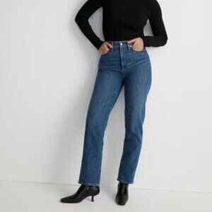 Madewell The *Curvy* Perfect Vintage Straight Jean in Mayfield Wash 30
